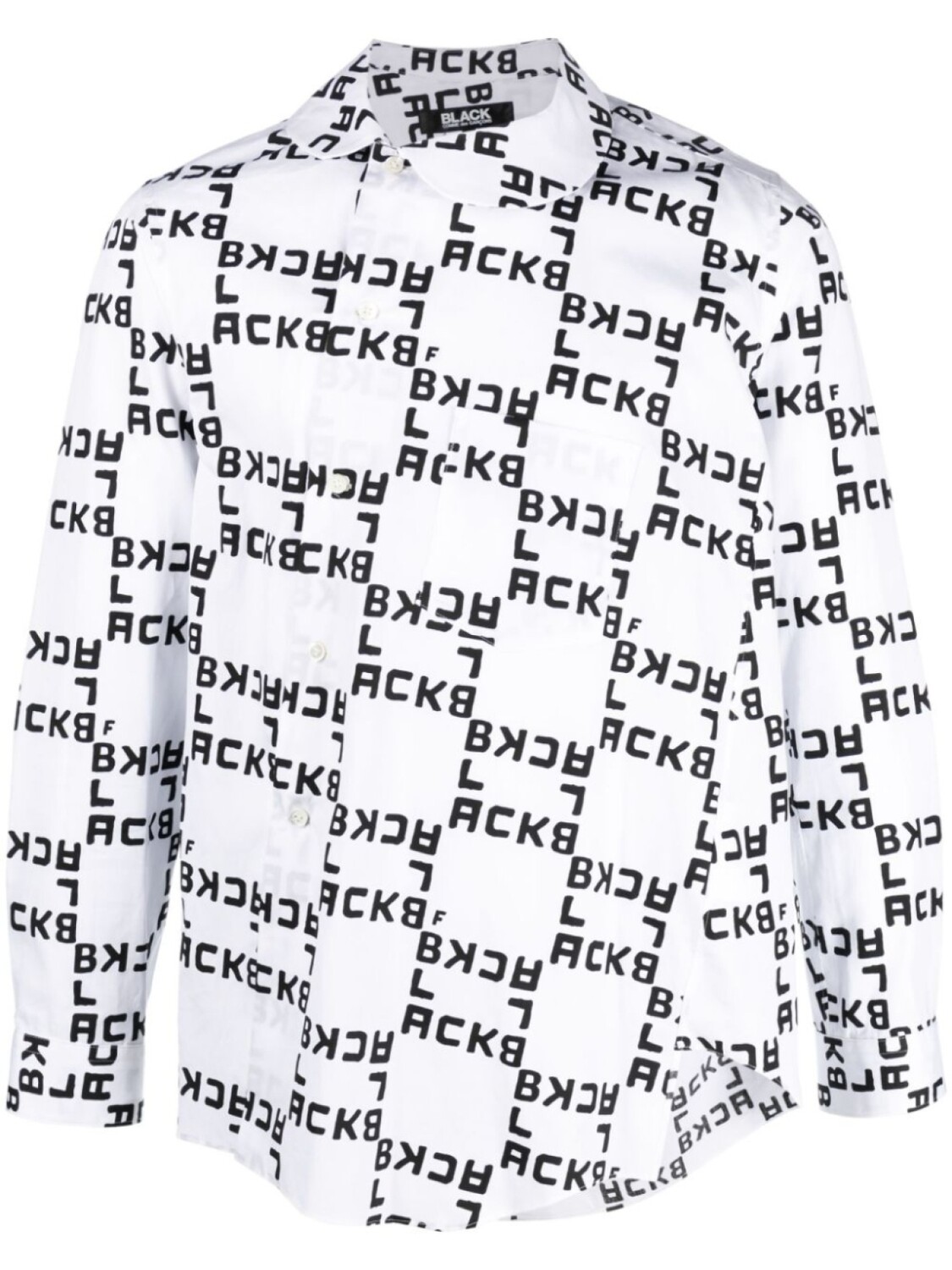 

Рубашка с принтом Black Comme Des Garçons, белый