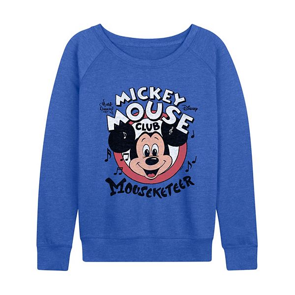 

Женская футболка с длинным рукавом Mickey Mouse Club Mouseketeer из французского флиса Disney, Heather Royal Blue, Синий, Женская футболка с длинным рукавом Mickey Mouse Club Mouseketeer из французского флиса Disney, Heather Royal Blue