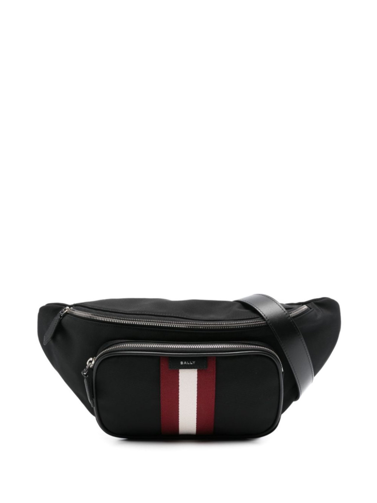 

Bally поясная сумка с полосками, черный