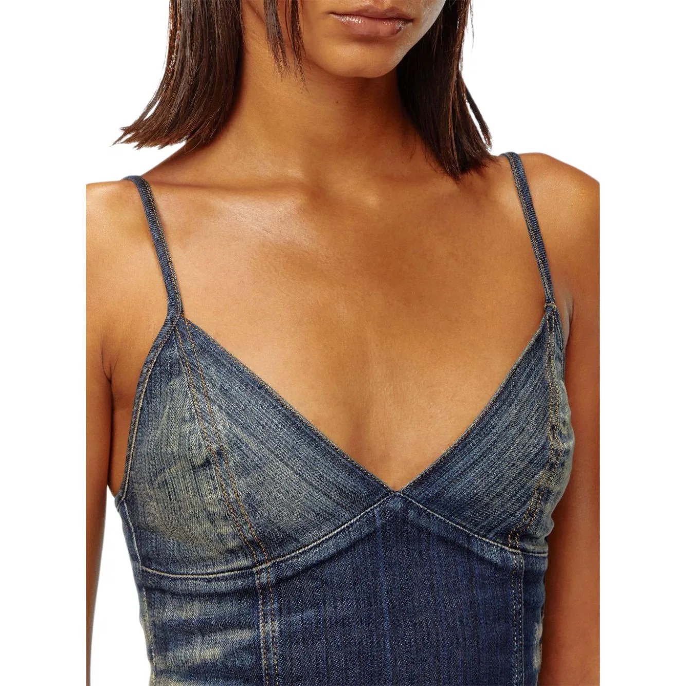 Топ D Tank Top De Fulvy 'Blue' DIESEL — фото 4