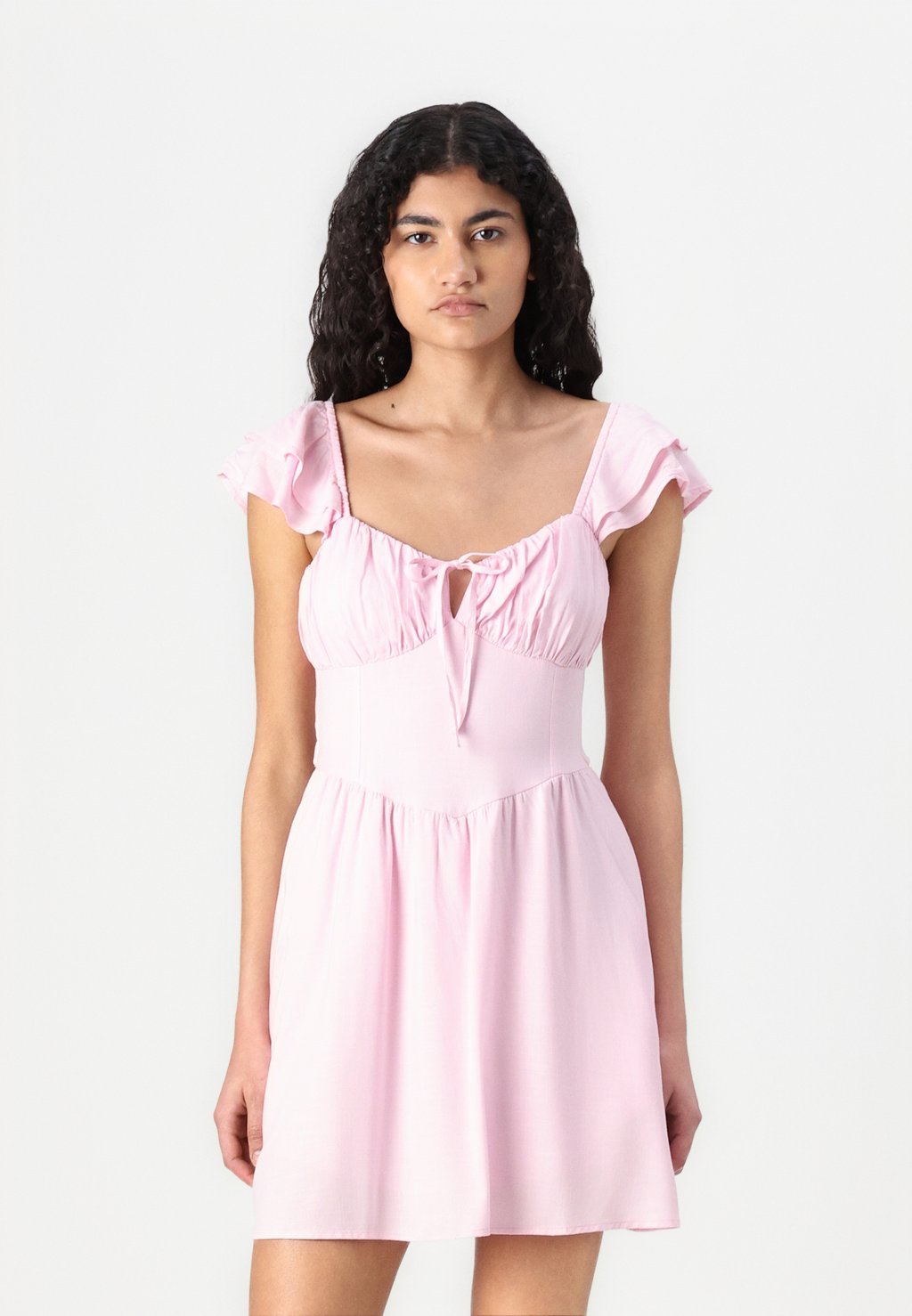 

Повседневное платье FLUTTER CLEAN SKORT DRESS Hollister Co., розовый