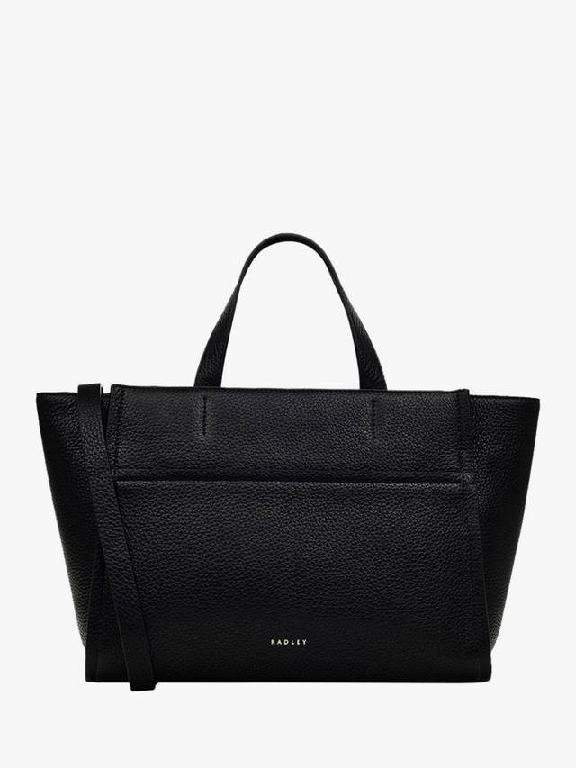 

Сумка-тоут Oak Street Leather Medium Zip с кожаными вставками Radley, Black