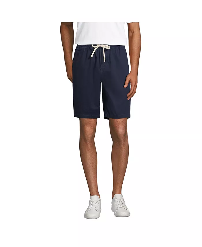 

Мужские шорты Deck длиной 9" Lands' End, синий