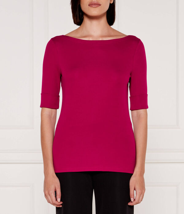 

Блуза Regular fit Lauren Ralph Lauren, фуксия
