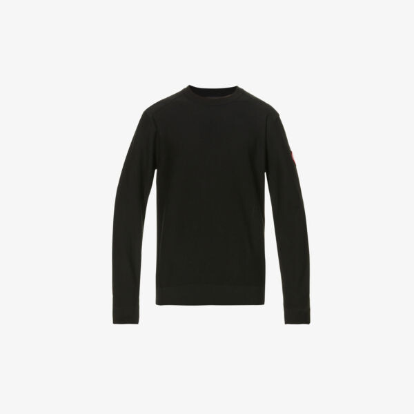 

Шерстяной джемпер с фирменной нашивкой Dartmouth Canada Goose, черный