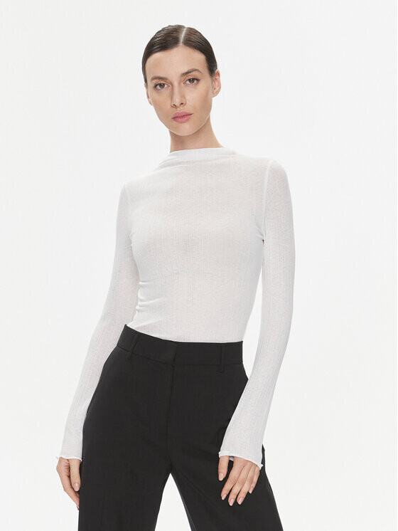 

Узкая блузка Gina Tricot, белый