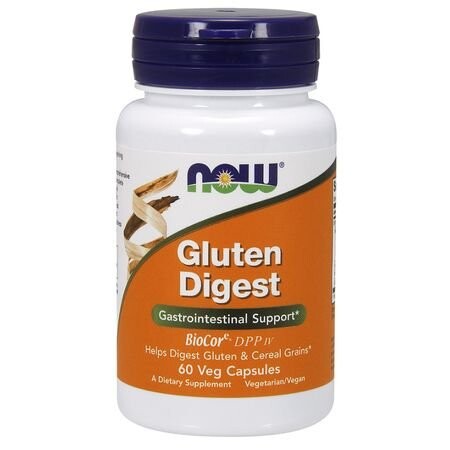 

Now Foods, Gluten Digest 60 веганских капсул