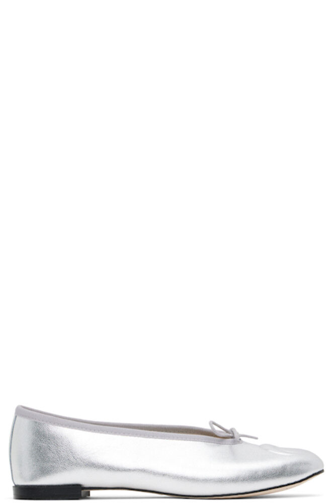 Серебряные балетки Repetto Edition Lilouh из мягкой наппы Marine Serre