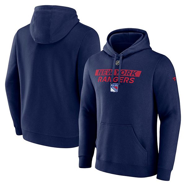 

Мужской свитшот с капюшоном New York Rangers Authentic Pro Core Primary Fleece Fanatics