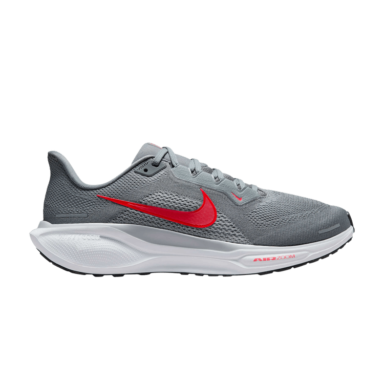 

Кроссовки Nike Air Zoom Pegasus 41 'Cool Grey Bright Crimson', серый
