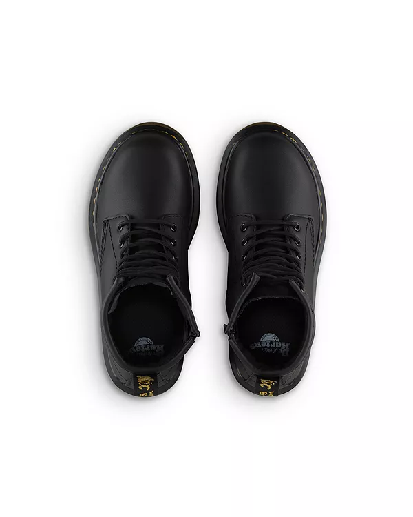 Мягкие армейские ботинки унисекс - для детей постарше Dr. Martens, черный — фото 2