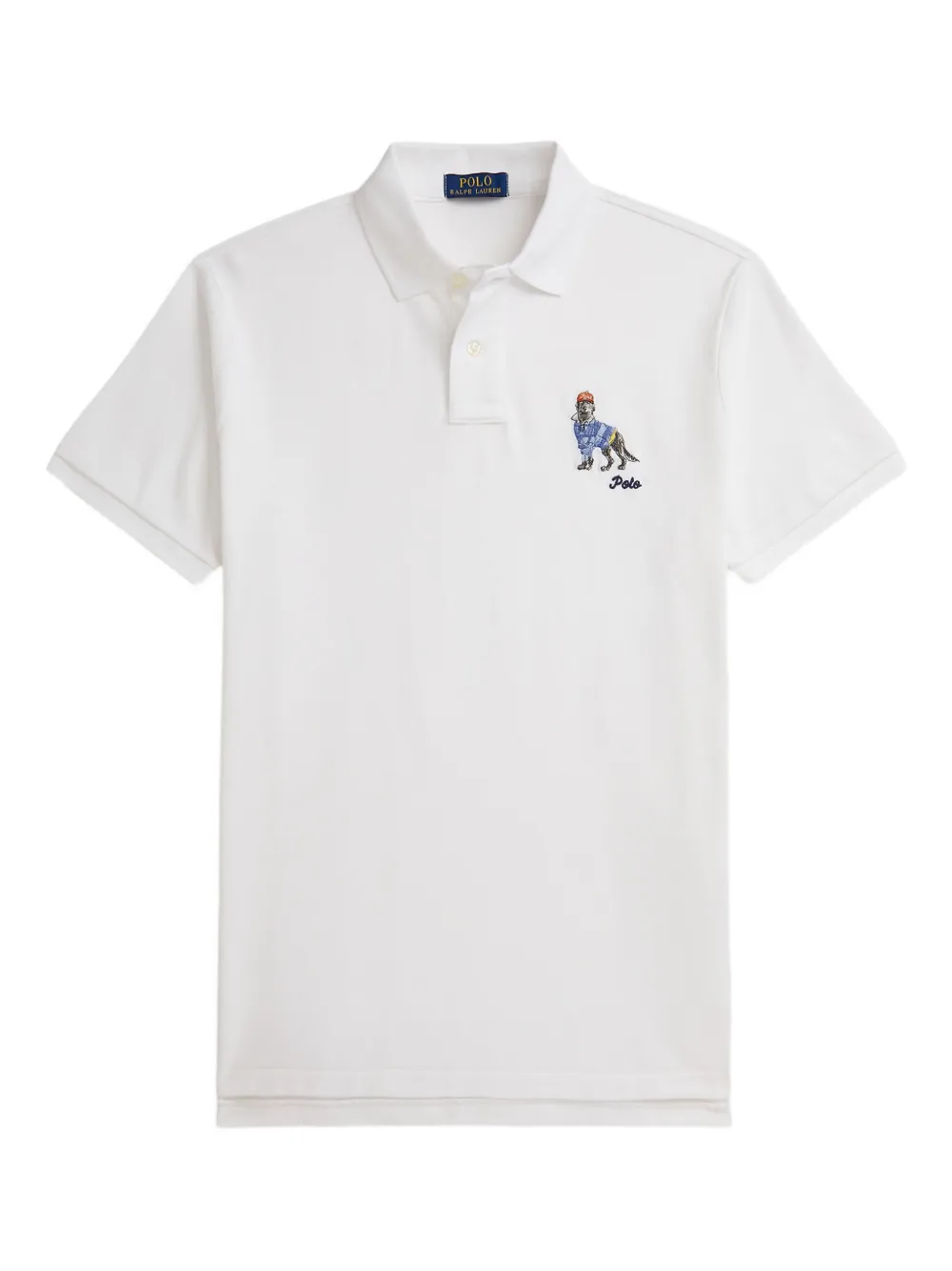 

Рубашка поло с вышивкой POLO RALPH LAUREN, белый