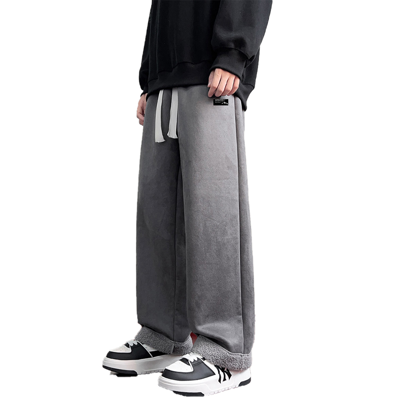 

Повседневные брюки Unisex утепленные с флисовой подкладкой прямого кроя WARRIOR, durable серый (diy badge)