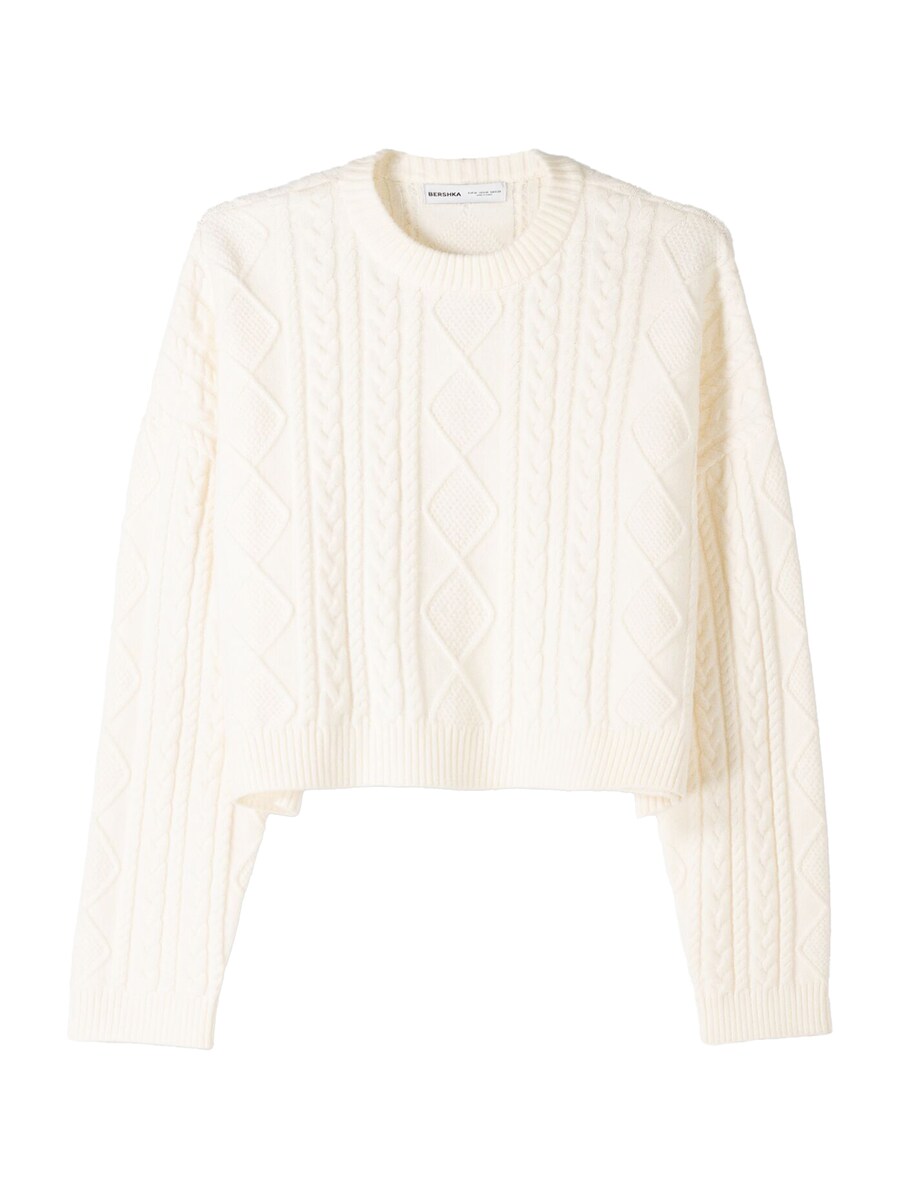 

Свитер Bershka, цвет Ivory