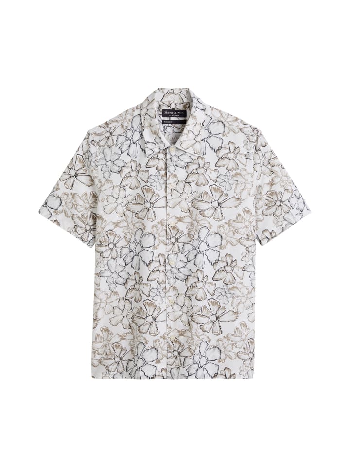 

Рубашка Marc O'Polo, цвет multi/gray silk