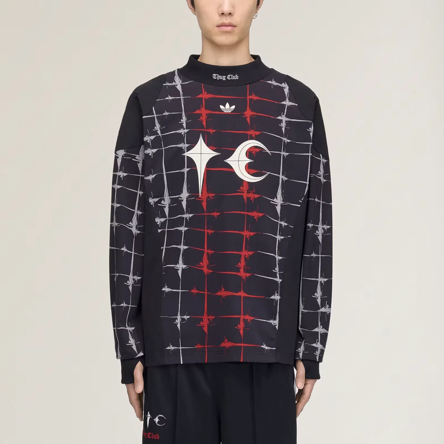 Футболка с длинным рукавом Tc Goalie Adidas Originals, Black — фото 4