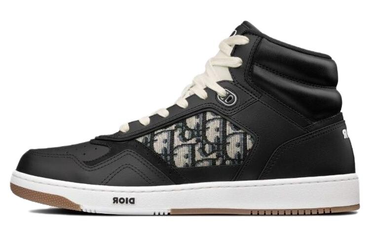 

Кроссовки DIOR B27 High-Top Black Beige Black DIOR Oblique Jacquard