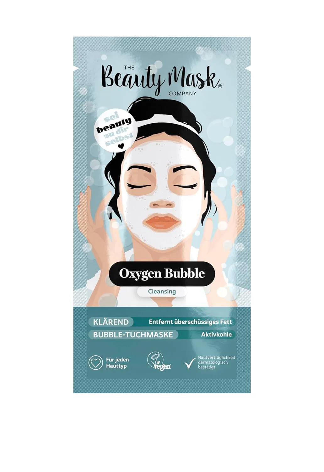 Пузырьковая маска The Beauty Mask Company Oxygen с активированным углем The Beauty Mask Company