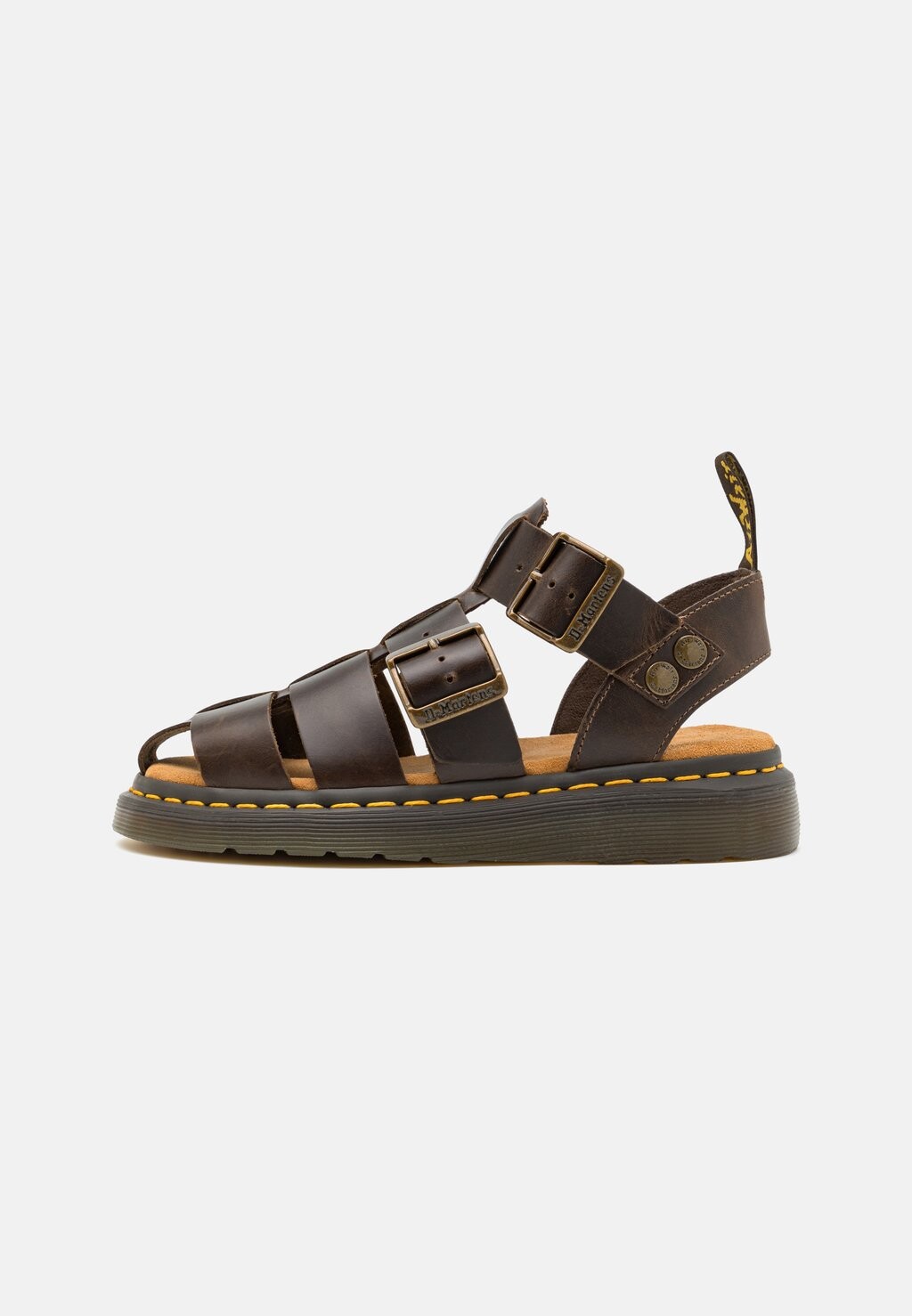 Сандалии с ремешком GARIN UNISEX Dr. Martens, цвет brown