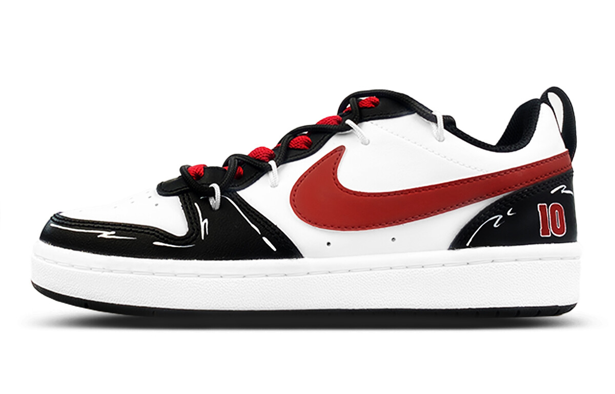 

Кроссовки Nike Court Borough 2 Skateboarding Shoes Women's Low-top White/Black/Red, белый