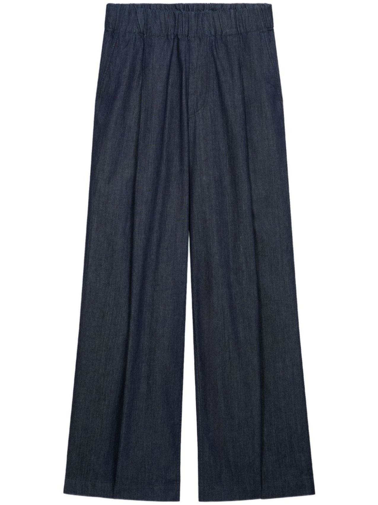 

DRIES VAN NOTEN широкие джинсы со складками, синий