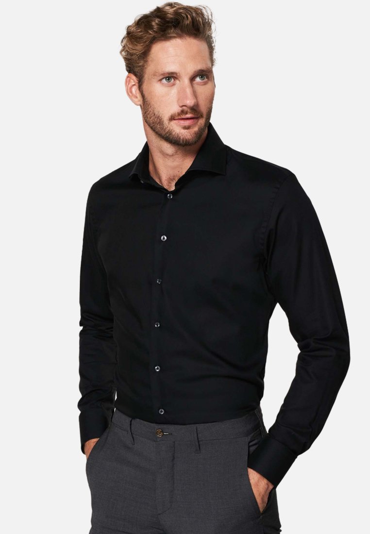 

Классическая рубашка Slim Fit PROFUOMO, черный