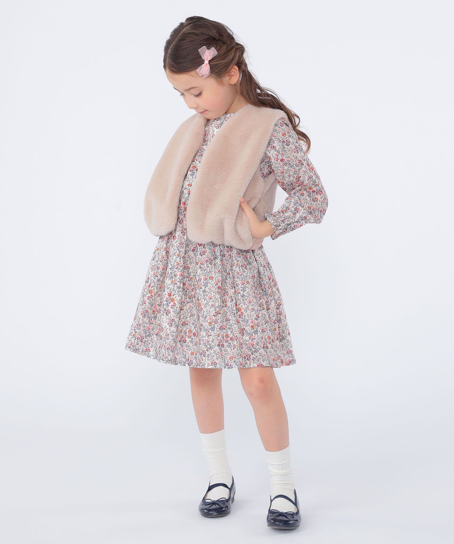 Детское платье SHIPS: 100–130 см / Платье Liberty с длинными рукавами SHIPS KIDS, Pink