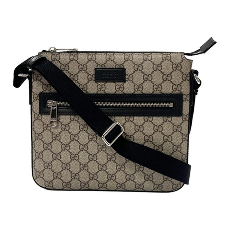 

GUCCI Сумка GG Supreme через плечо унисекс бежевая