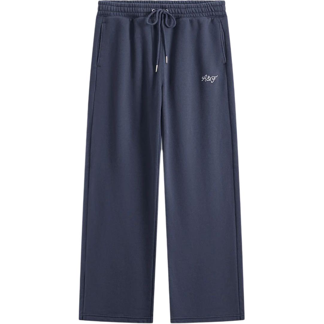 

Вязаные спортивные штаны для женщин Abercrombie＆Fitch, marine синий