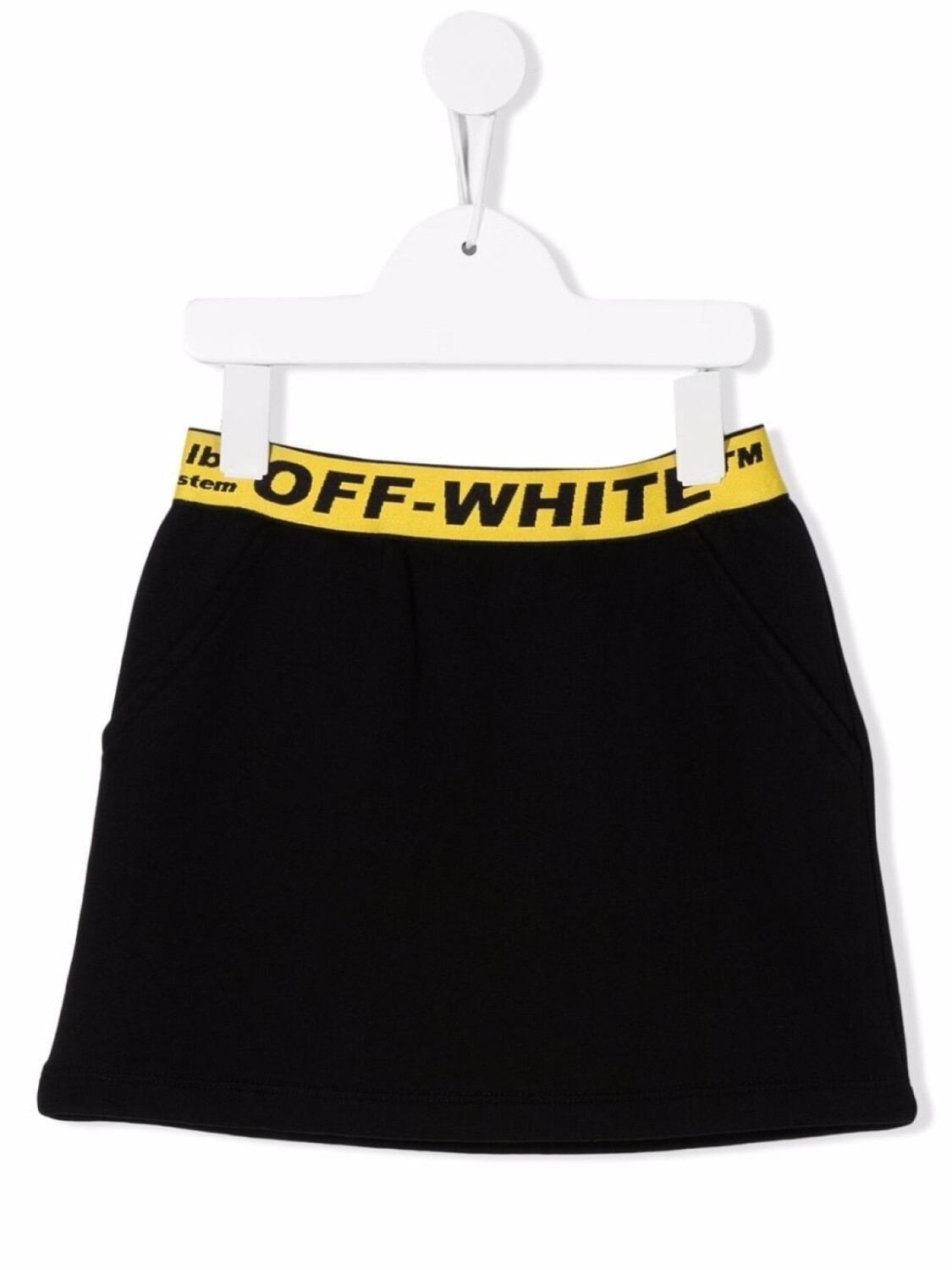 

Off-White Kids юбка с логотипом, черный
