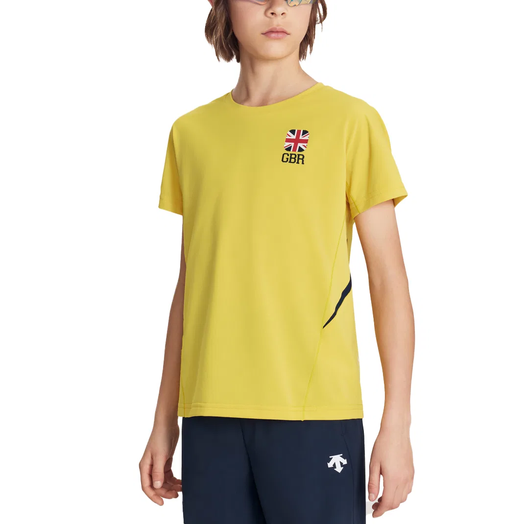 Футболка беговая DESCENTE Yellow