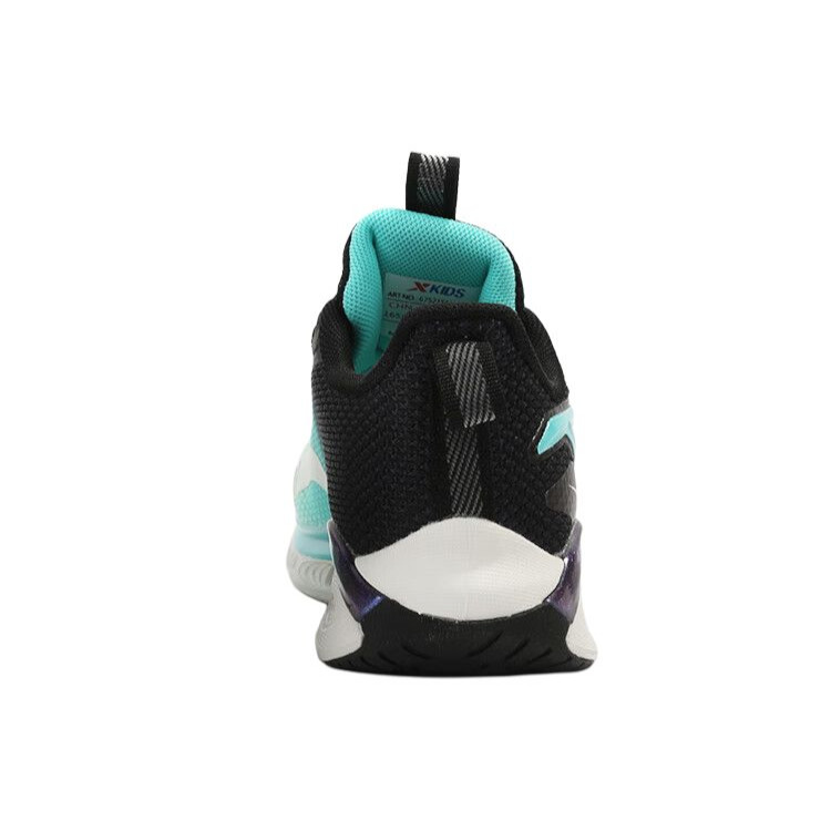 Детские кроссовки Spin 12 Low Top с амортизацией для детей от 3 до 7 лет XTEP, черный/зеленый — фото 3