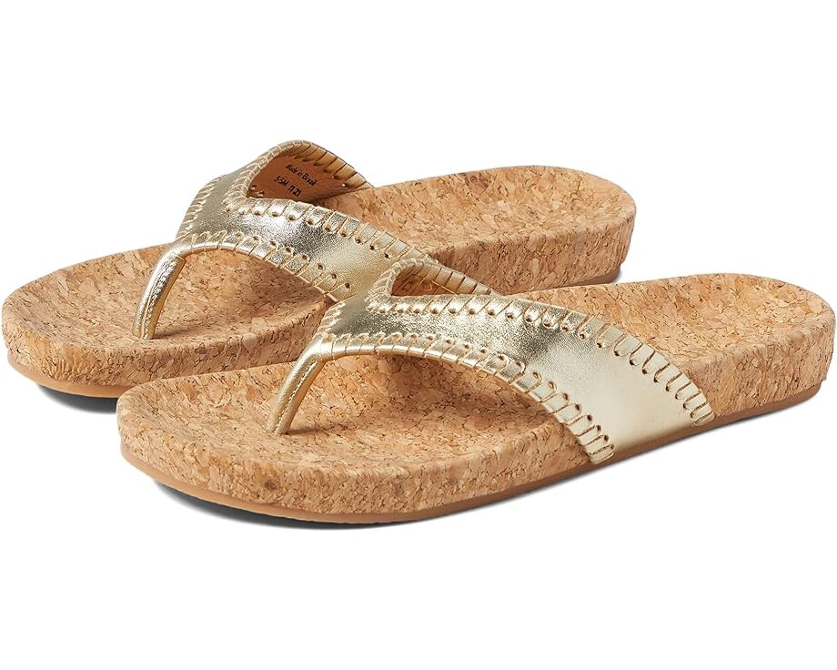 

Сандалии Jack Rogers Thelma Comfort Flip-Flop, цвет Platinum/Platinum
