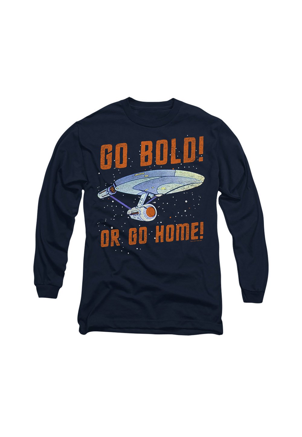 

Топ с длинными рукавами STAR TREK GO BOLD Cotton Soul, темно-синий