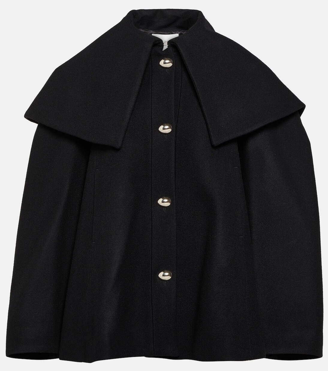 

Пальто из смесовой шерсти Nina Ricci, черный