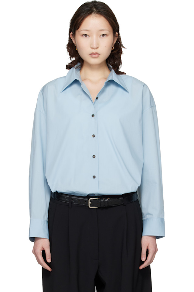 

Cordera Синяя рубашка оверсайз