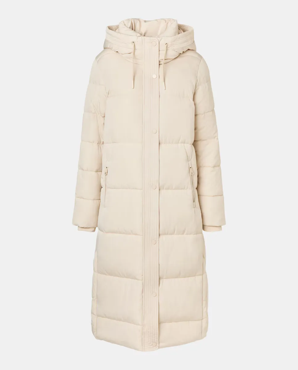 

Удлиненный женский пуховик Easy Wear, цвет 120 Crudo
