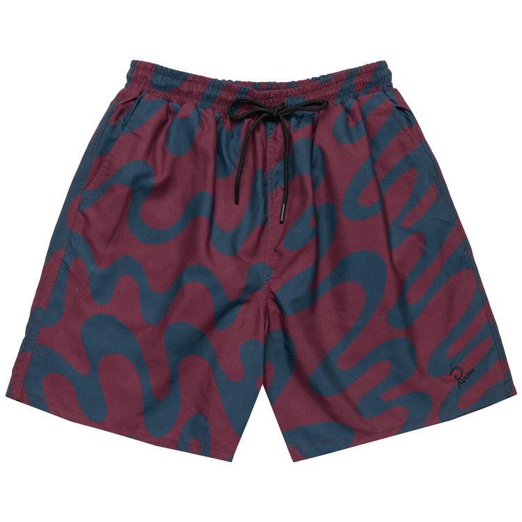

Шорты Parra Splashed Swim Shorts, Burgundy/Blue