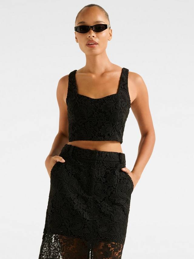 

Бюстье Lana с кружевной отделкой Forever New, Black