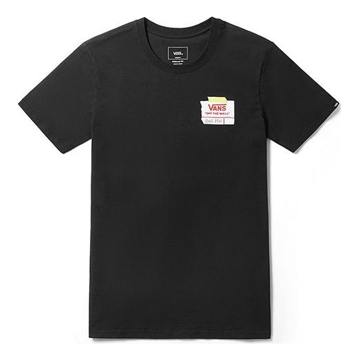 

Футболка Vans Ap Diy Drop Short Sleeve Round Neck Couple Style Black VN0A3ZN5BLK, черный