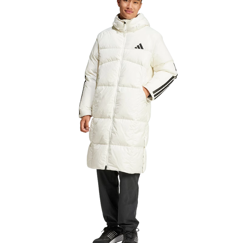 Пуховая куртка Adidas COLD RDY 3S с длинным рукавом, азиатский размер, цвет «Белый-черный» — фото 2