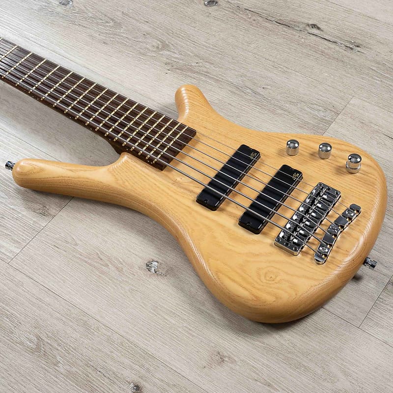 

Басс гитара Warwick Teambuilt Pro Series Corvette 6-String Bass, Natural Transparent Satin