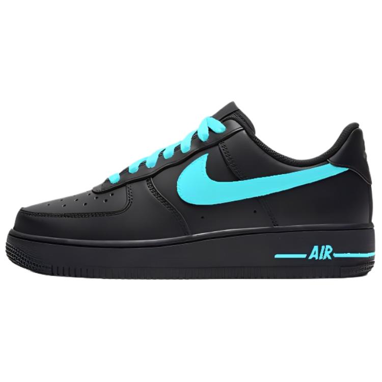 

Nike Найк Эйр Форс 1 Jade Sea Blue Sky нескользящие износостойкие низкие скейтбордские кроссовки унисекс бирюзово-голубые циановые, цвет Cyan