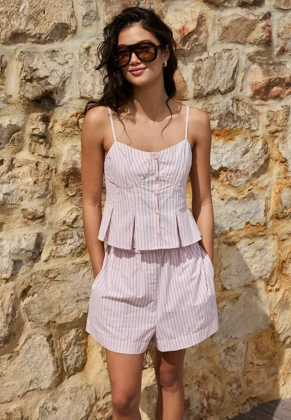 Трусы боксеры Regular fit, Next, pink white stripe, розово-белая полоска