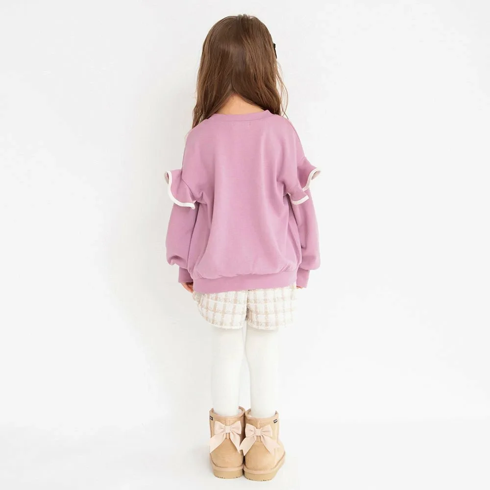 Мини-толстовка TC с флисовыми рукавами и оборками Branshes, pink — фото 4