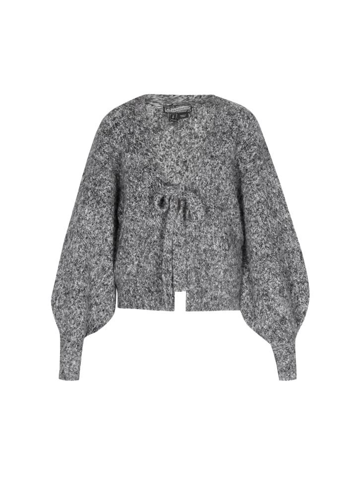 

Женский кардиган серого меланжа DreiMaster Vintage