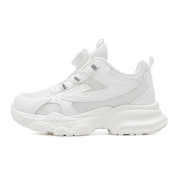 

Детские кроссовки для бега Low top с амортизацией, дышащие, легкие и устойчивые к истиранию WARRIOR, белый