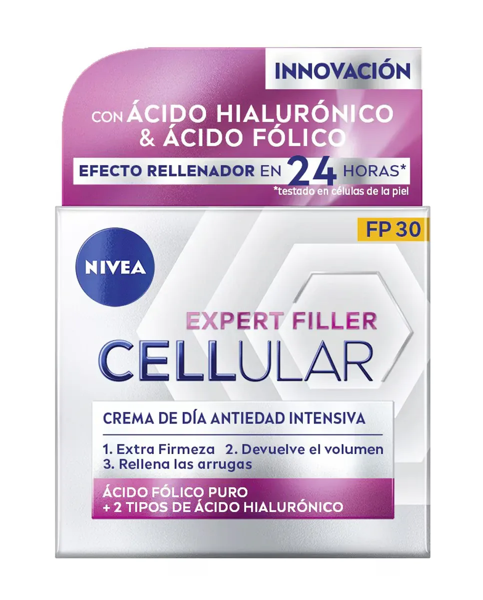 Крем для лица SPF30 NIVEA Дневной Hyaluron Cellular Filler против старения и для упругости