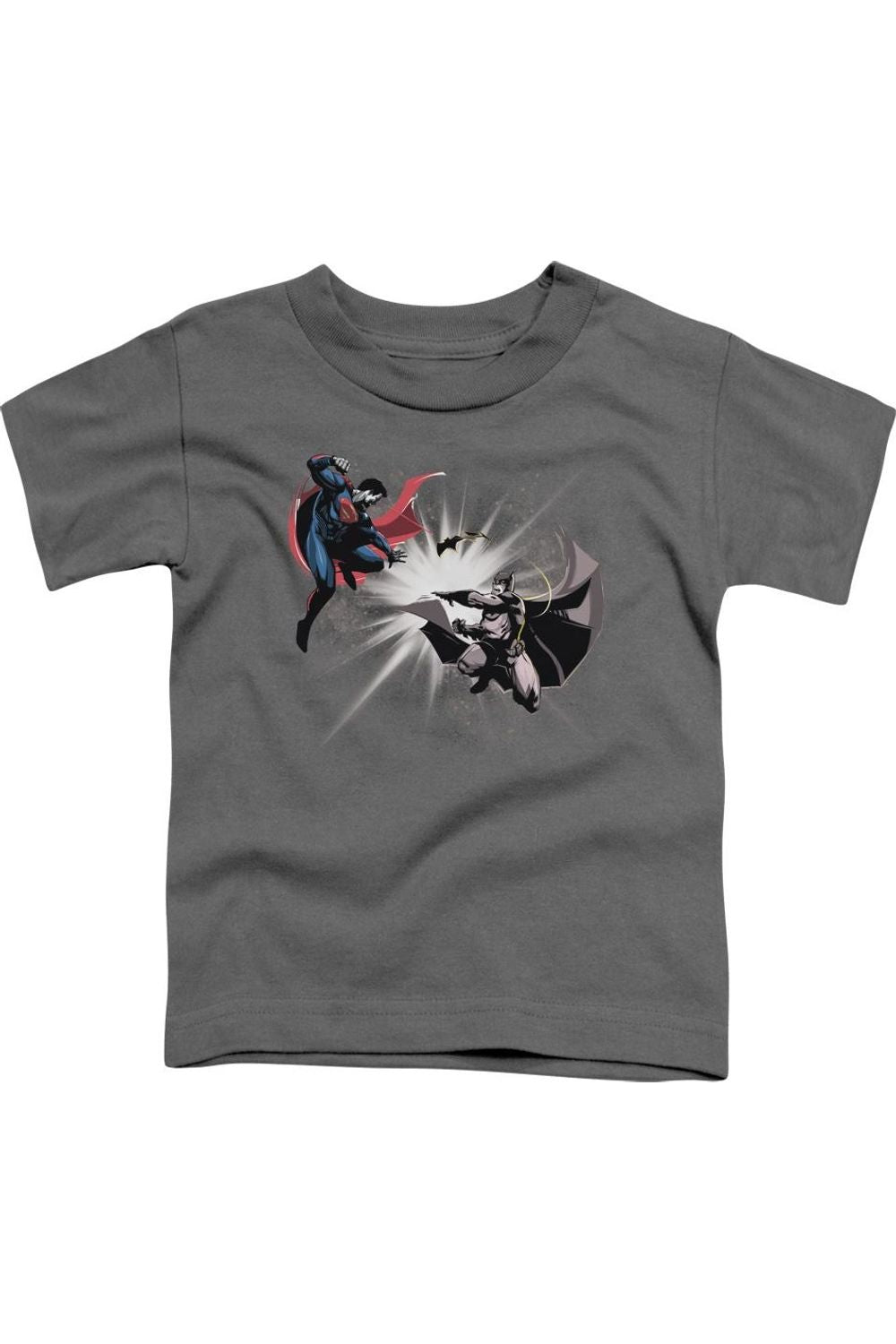 

Детская футболка с коротким рукавом Batman V Superman Fight Burst Gildan, charcoal