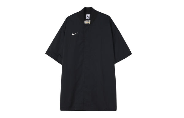 Рубашка x fear of god x nba crossover однотонная свободная рубашка с коротким рукавом Nike, черный — фото 2